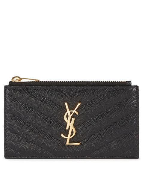 cheap ysl card holder|ysl card holder used.